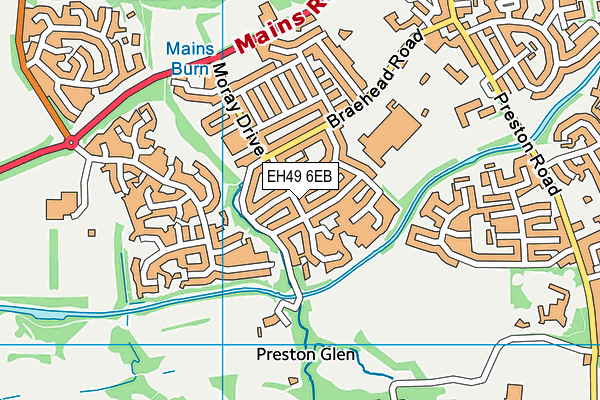 EH49 6EB map - OS VectorMap District (Ordnance Survey) EH49 6EB map - OS VectorMap District (Ordnance Survey)