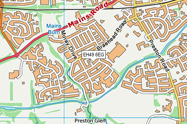 EH49 6EG map - OS VectorMap District (Ordnance Survey) EH49 6EG map - OS VectorMap District (Ordnance Survey)