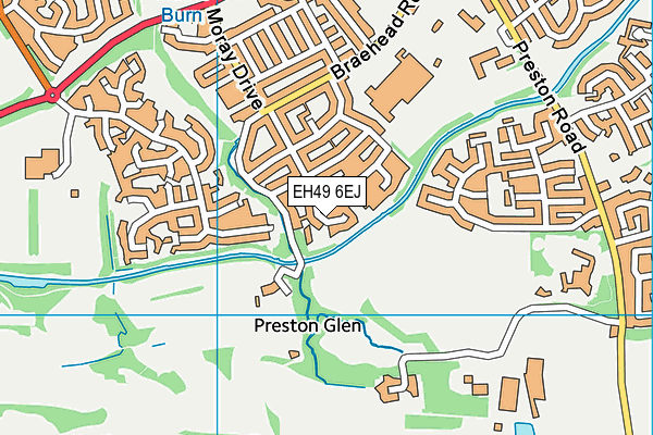 EH49 6EJ map - OS VectorMap District (Ordnance Survey) EH49 6EJ map - OS VectorMap District (Ordnance Survey)