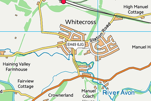 EH49 6JG map - OS VectorMap District (Ordnance Survey) EH49 6JG map - OS VectorMap District (Ordnance Survey)