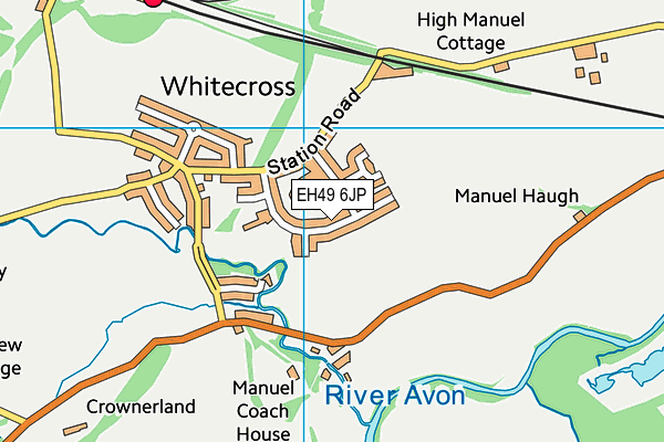 EH49 6JP map - OS VectorMap District (Ordnance Survey) EH49 6JP map - OS VectorMap District (Ordnance Survey)