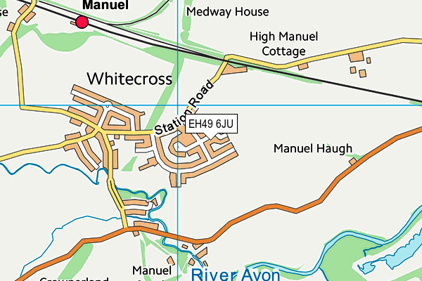 EH49 6JU map - OS VectorMap District (Ordnance Survey) EH49 6JU map - OS VectorMap District (Ordnance Survey)