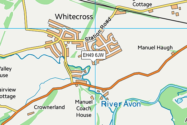 EH49 6JW map - OS VectorMap District (Ordnance Survey) EH49 6JW map - OS VectorMap District (Ordnance Survey)