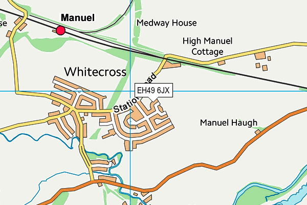 EH49 6JX map - OS VectorMap District (Ordnance Survey) EH49 6JX map - OS VectorMap District (Ordnance Survey)