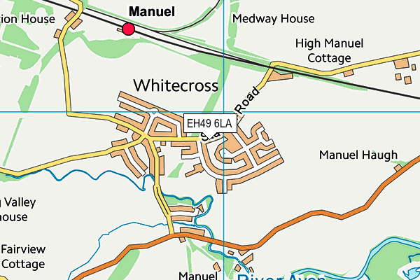 EH49 6LA map - OS VectorMap District (Ordnance Survey) EH49 6LA map - OS VectorMap District (Ordnance Survey)