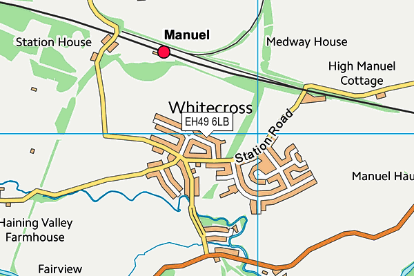 EH49 6LB map - OS VectorMap District (Ordnance Survey) EH49 6LB map - OS VectorMap District (Ordnance Survey)