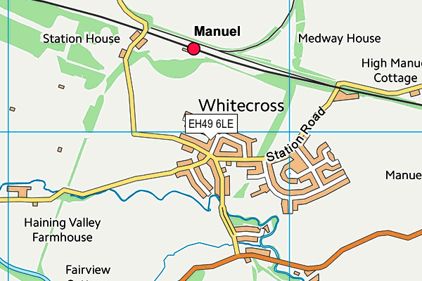 EH49 6LE map - OS VectorMap District (Ordnance Survey) EH49 6LE map - OS VectorMap District (Ordnance Survey)