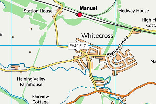 EH49 6LG map - OS VectorMap District (Ordnance Survey) EH49 6LG map - OS VectorMap District (Ordnance Survey)