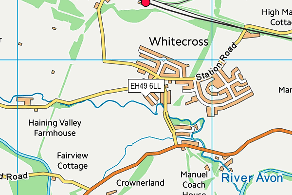 EH49 6LL map - OS VectorMap District (Ordnance Survey) EH49 6LL map - OS VectorMap District (Ordnance Survey)