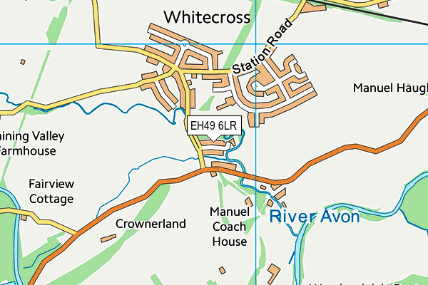 EH49 6LR map - OS VectorMap District (Ordnance Survey) EH49 6LR map - OS VectorMap District (Ordnance Survey)