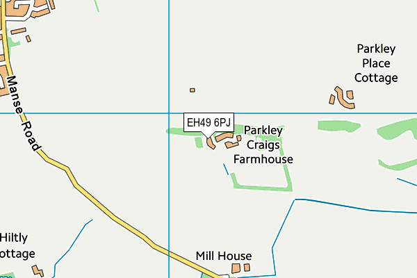 EH49 6PJ map - OS VectorMap District (Ordnance Survey) EH49 6PJ map - OS VectorMap District (Ordnance Survey)