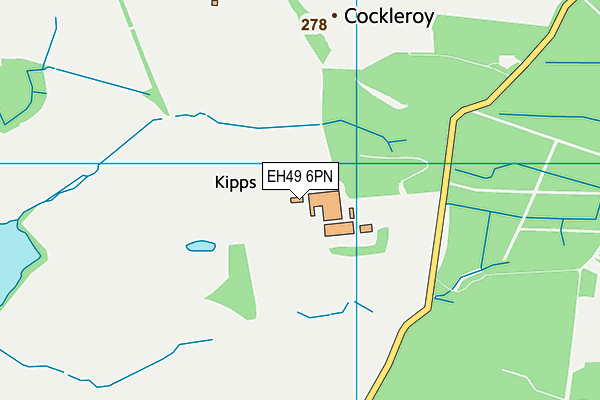 EH49 6PN map - OS VectorMap District (Ordnance Survey) EH49 6PN map - OS VectorMap District (Ordnance Survey)