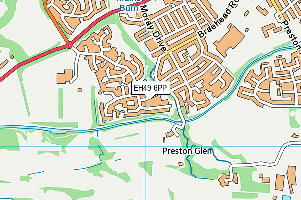 EH49 6PP map - OS VectorMap District (Ordnance Survey) EH49 6PP map - OS VectorMap District (Ordnance Survey)