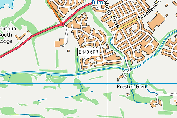 EH49 6PR map - OS VectorMap District (Ordnance Survey) EH49 6PR map - OS VectorMap District (Ordnance Survey)