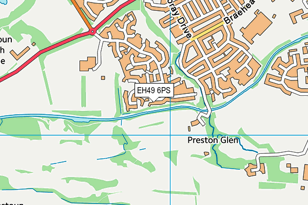 EH49 6PS map - OS VectorMap District (Ordnance Survey) EH49 6PS map - OS VectorMap District (Ordnance Survey)