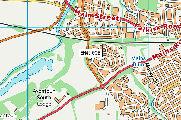 EH49 6QB map - OS VectorMap District (Ordnance Survey) EH49 6QB map - OS VectorMap District (Ordnance Survey)