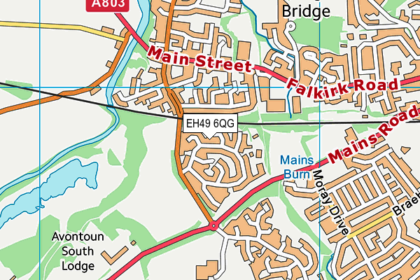 EH49 6QG map - OS VectorMap District (Ordnance Survey) EH49 6QG map - OS VectorMap District (Ordnance Survey)