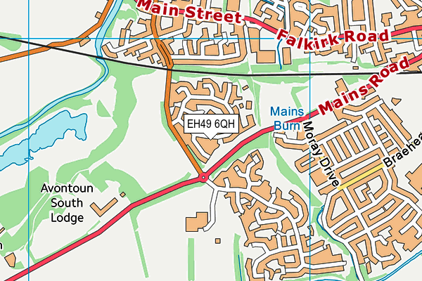 EH49 6QH map - OS VectorMap District (Ordnance Survey) EH49 6QH map - OS VectorMap District (Ordnance Survey)