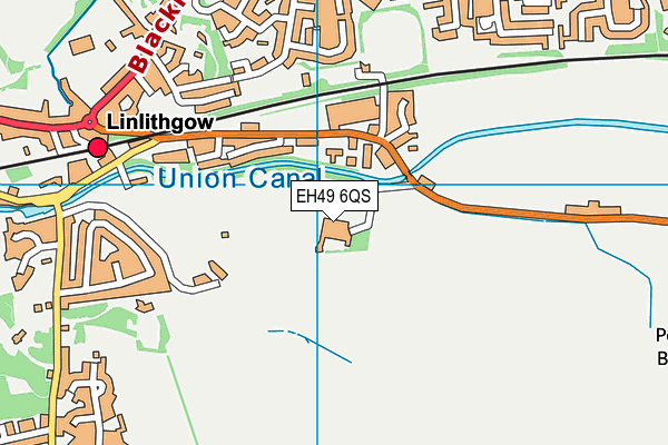 EH49 6QS map - OS VectorMap District (Ordnance Survey) EH49 6QS map - OS VectorMap District (Ordnance Survey)