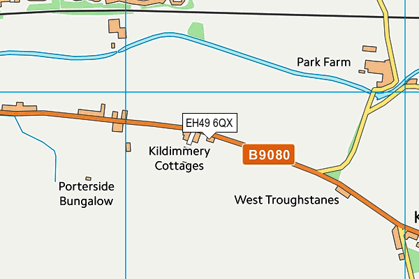 EH49 6QX map - OS VectorMap District (Ordnance Survey) EH49 6QX map - OS VectorMap District (Ordnance Survey)