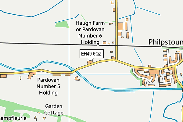 EH49 6QZ map - OS VectorMap District (Ordnance Survey) EH49 6QZ map - OS VectorMap District (Ordnance Survey)