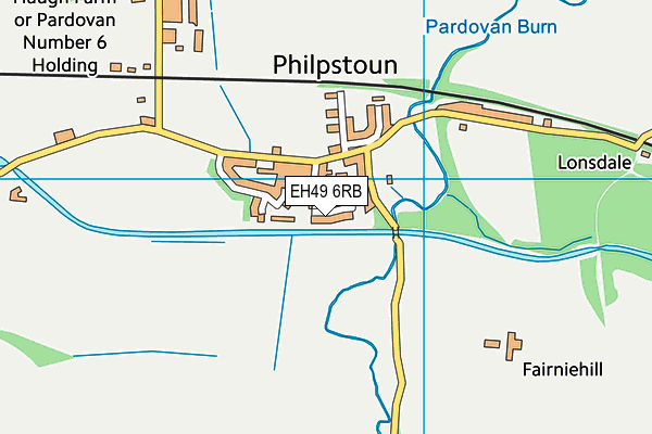 EH49 6RB map - OS VectorMap District (Ordnance Survey) EH49 6RB map - OS VectorMap District (Ordnance Survey)