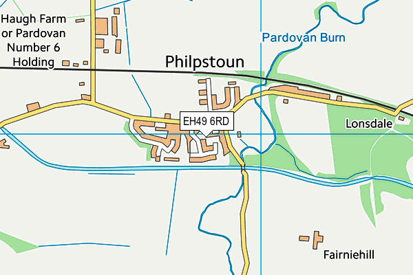 EH49 6RD map - OS VectorMap District (Ordnance Survey) EH49 6RD map - OS VectorMap District (Ordnance Survey)