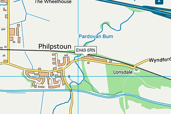 EH49 6RN map - OS VectorMap District (Ordnance Survey) EH49 6RN map - OS VectorMap District (Ordnance Survey)