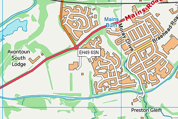 EH49 6SN map - OS VectorMap District (Ordnance Survey) EH49 6SN map - OS VectorMap District (Ordnance Survey)