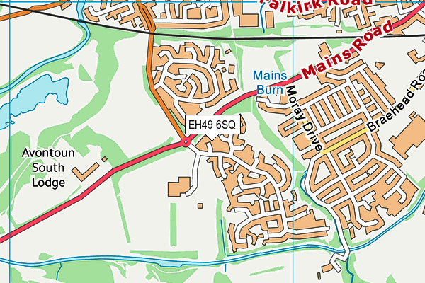 EH49 6SQ map - OS VectorMap District (Ordnance Survey) EH49 6SQ map - OS VectorMap District (Ordnance Survey)