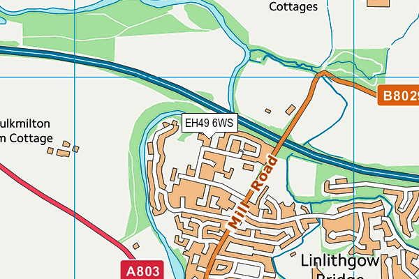 EH49 6WS map - OS VectorMap District (Ordnance Survey) EH49 6WS map - OS VectorMap District (Ordnance Survey)