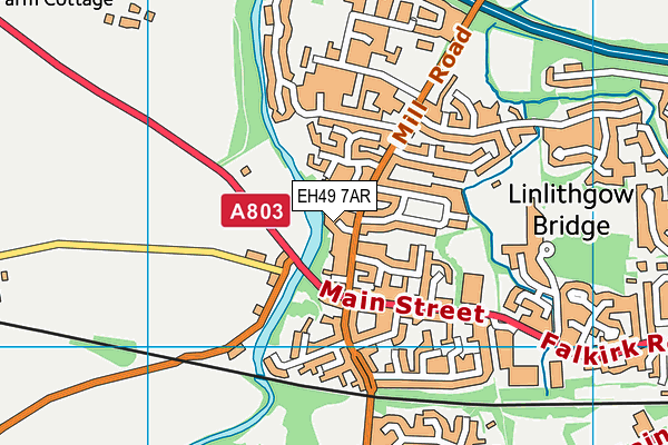 EH49 7AR map - OS VectorMap District (Ordnance Survey) EH49 7AR map - OS VectorMap District (Ordnance Survey)