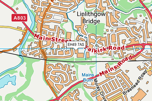 EH49 7AS map - OS VectorMap District (Ordnance Survey) EH49 7AS map - OS VectorMap District (Ordnance Survey)