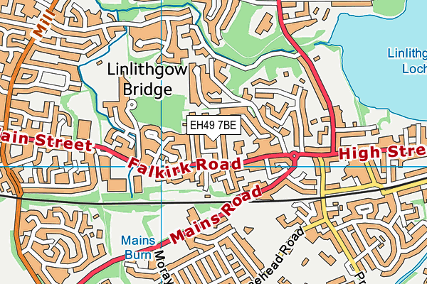 EH49 7BE map - OS VectorMap District (Ordnance Survey) EH49 7BE map - OS VectorMap District (Ordnance Survey)