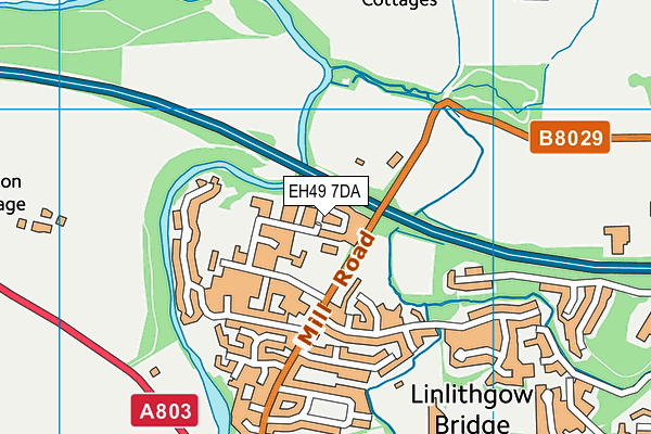 EH49 7DA map - OS VectorMap District (Ordnance Survey) EH49 7DA map - OS VectorMap District (Ordnance Survey)