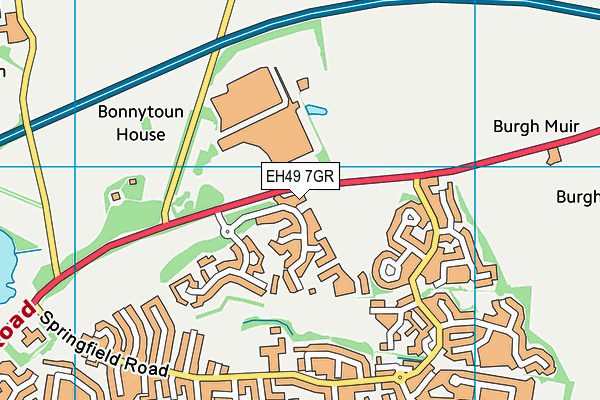 EH49 7GR map - OS VectorMap District (Ordnance Survey) EH49 7GR map - OS VectorMap District (Ordnance Survey)