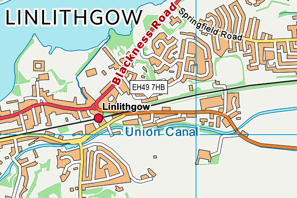 EH49 7HB map - OS VectorMap District (Ordnance Survey) EH49 7HB map - OS VectorMap District (Ordnance Survey)
