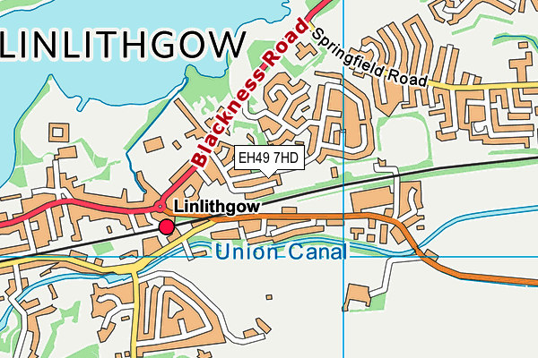 EH49 7HD map - OS VectorMap District (Ordnance Survey) EH49 7HD map - OS VectorMap District (Ordnance Survey)