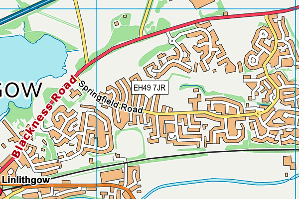 EH49 7JR map - OS VectorMap District (Ordnance Survey) EH49 7JR map - OS VectorMap District (Ordnance Survey)