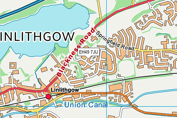 EH49 7JU map - OS VectorMap District (Ordnance Survey) EH49 7JU map - OS VectorMap District (Ordnance Survey)