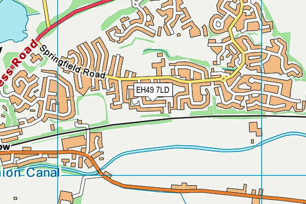 EH49 7LD map - OS VectorMap District (Ordnance Survey) EH49 7LD map - OS VectorMap District (Ordnance Survey)