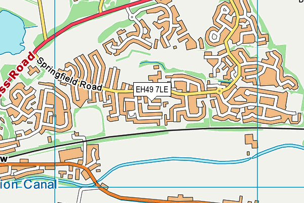 EH49 7LE map - OS VectorMap District (Ordnance Survey) EH49 7LE map - OS VectorMap District (Ordnance Survey)