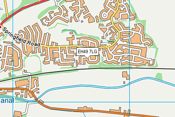 EH49 7LG map - OS VectorMap District (Ordnance Survey) EH49 7LG map - OS VectorMap District (Ordnance Survey)
