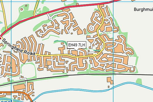 EH49 7LH map - OS VectorMap District (Ordnance Survey) EH49 7LH map - OS VectorMap District (Ordnance Survey)