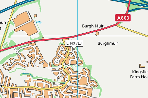 EH49 7LJ map - OS VectorMap District (Ordnance Survey) EH49 7LJ map - OS VectorMap District (Ordnance Survey)