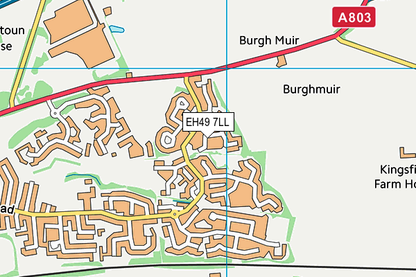 EH49 7LL map - OS VectorMap District (Ordnance Survey) EH49 7LL map - OS VectorMap District (Ordnance Survey)