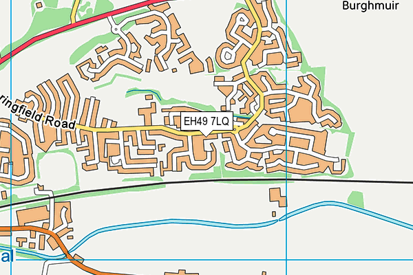 EH49 7LQ map - OS VectorMap District (Ordnance Survey) EH49 7LQ map - OS VectorMap District (Ordnance Survey)