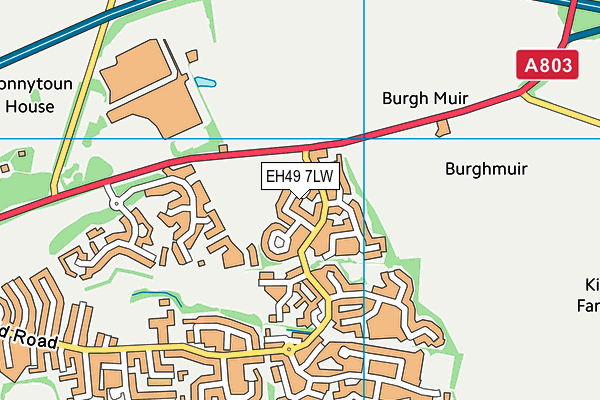 EH49 7LW map - OS VectorMap District (Ordnance Survey) EH49 7LW map - OS VectorMap District (Ordnance Survey)