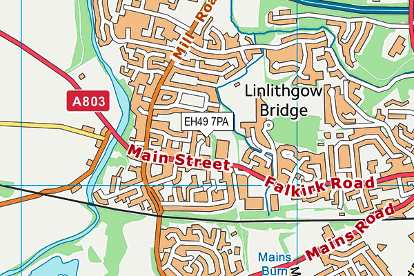 EH49 7PA map - OS VectorMap District (Ordnance Survey) EH49 7PA map - OS VectorMap District (Ordnance Survey)