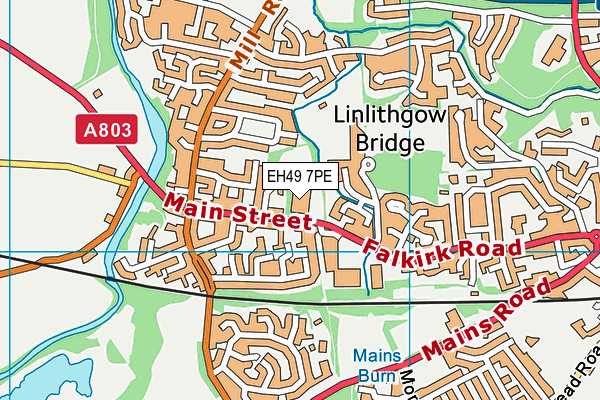 EH49 7PE map - OS VectorMap District (Ordnance Survey) EH49 7PE map - OS VectorMap District (Ordnance Survey)